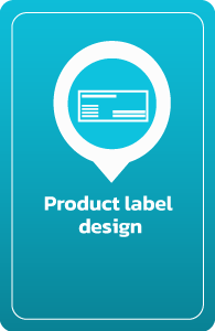 Product label design Product label design